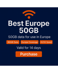 50GB Europe eSIM