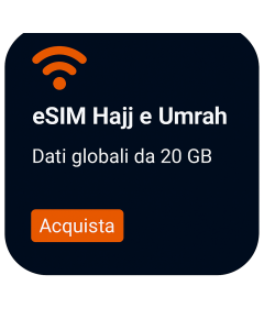 eSIM Hajj e Umrah – Dati globali da 20 GB | 