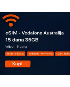 Vodafone Australia eSIM – 15 Days 35GB