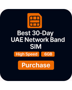 Best 30-Day UAE Network Band SIM High Speed 6GB