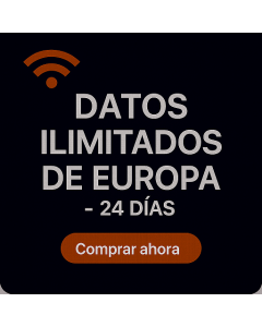 DATOS ILIMITADOS DE EUROPA - 24 DÍAS