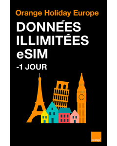 DONNÉES ILLIMITÉES EN EUROPE - 1 JOUR