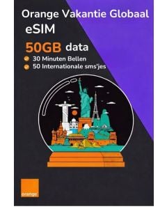 Ontvang wereldwijde eSIM - 50GB data & 30 min bellen
