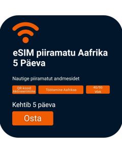 eSIM piiramatu Aafrika 5 Päeva