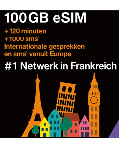 eSIM Europa 100 GB