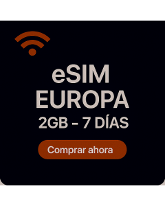 eSIM EUROPA 2GB - 7 DÍAS
