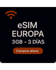 eSIM EUROPA 3GB - 3 DÍAS