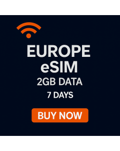 eSIM EUROPE 2GB - 7 DAY