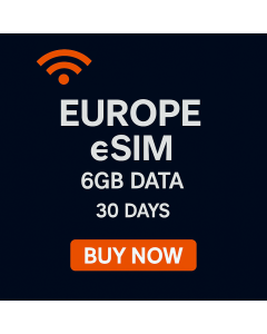  eSIM EUROPE 6GB - 30 DAY