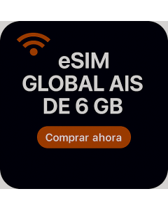 eSIM global AIS de 6 GB