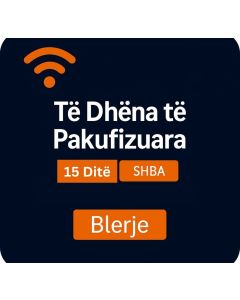 eSIM i pakufizuar në SHBA për 15 ditë
