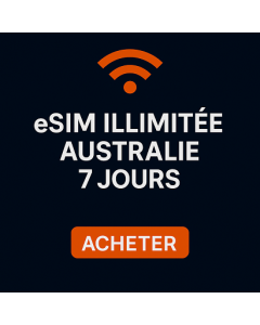 eSIM illimitée Australie 7 jours