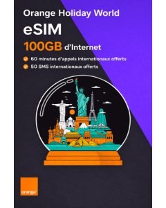 eSIM Orange Holiday World 100 Go