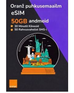 Get eSIM Holiday World 50GB – 30 Days (Active in 100+ Countries)