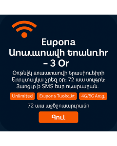 Երեքօրյա անսահմանափակ Եվրոպա տվյալների սիմուլյատոր