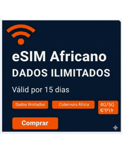 Africa Top Unlimited eSIM 15 Dias