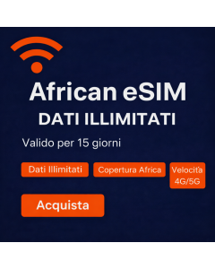Africa Top Unlimited eSIM 15 giorni