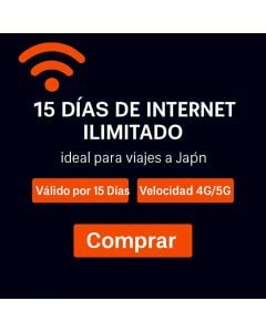 eSIM KDDI Japón por 15 días