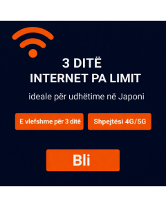 eSIM KDDI Japan për 3 ditë