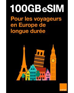 La meilleure eSIM 100 Go pour l'Europe.