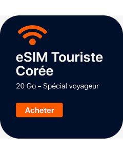 Meilleure eSIM de 20 Go de Corée du Sud