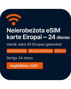 Neierobežoti Eiropas dati 24 dienas