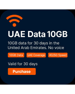 Unlimited 10GB UAE 30 Days Data eSIM