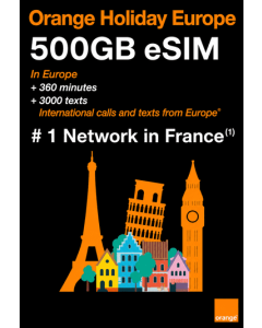 Orange Holiday 500GB Europe eSIM