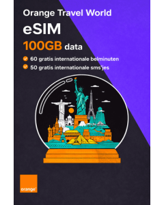 Orange Holiday World eSIM met 100 GB data