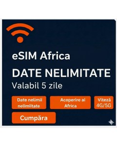 eSIM Nelimitat Africa 5 Zile