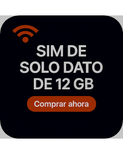 SIM de solo datos de 12 GB