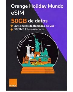 Compre eSIM Global 50GB: 30 minutos y 50 SMS