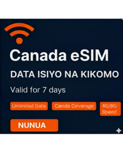 eSIM Canada Isiyo na Kikomo 7 Siku