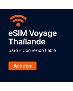 Thaïlande : huit jours et cinq Go de données illimitées eSIM