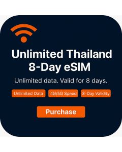 Travel Thailand 8-Days Unlimited eSIM