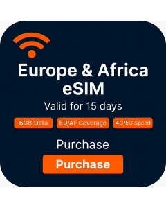 True Travel 6GB eSIM Europe and Africa