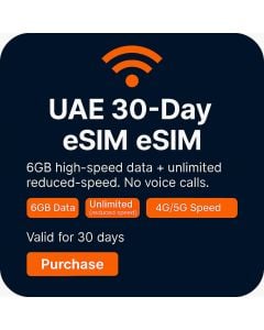 Best and Cheapest UAE 30 Days Data SIM - 6GB Unlimited