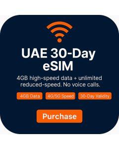 UAE 30 Days Data SIM (4GB Unlimited)