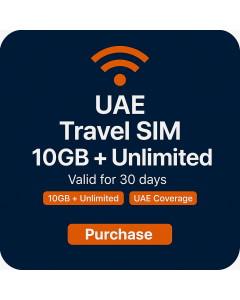 UAE 10GB 30 Days Unlimited eSIM