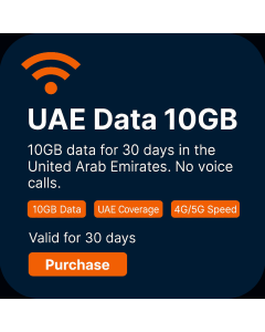 UAE 10GB 30 Days Unlimited eSIM