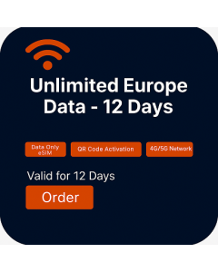 Unlimited Europe Data 12 day