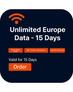 Unlimited Europe Data 15 days