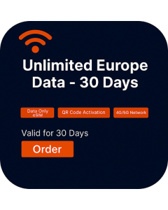 Unlimited Europe Data 30 days