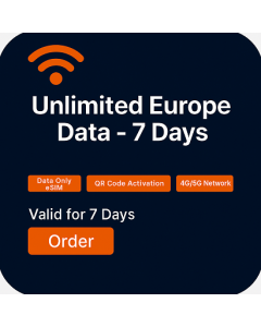 Unlimited Europe Data - 7 Days