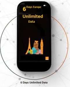 eSIM EUROPA 6GB – 7 DAGER
