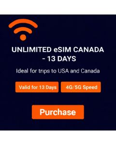 Unlimited eSIM CANADA - 13 Days