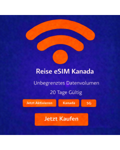 20 Tage unbegrenzte Kanada eSIM