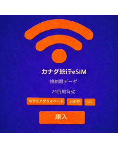 24日間無制限カナダeSIM