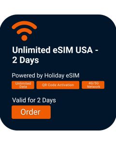 Get Unlimited Data eSIM USA: 2 Days Plan