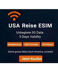 5 Tage unbegrenzte USA eSIM